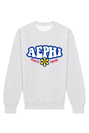 Alpha Epsilon Phi Funky Crewneck Sweatshirt