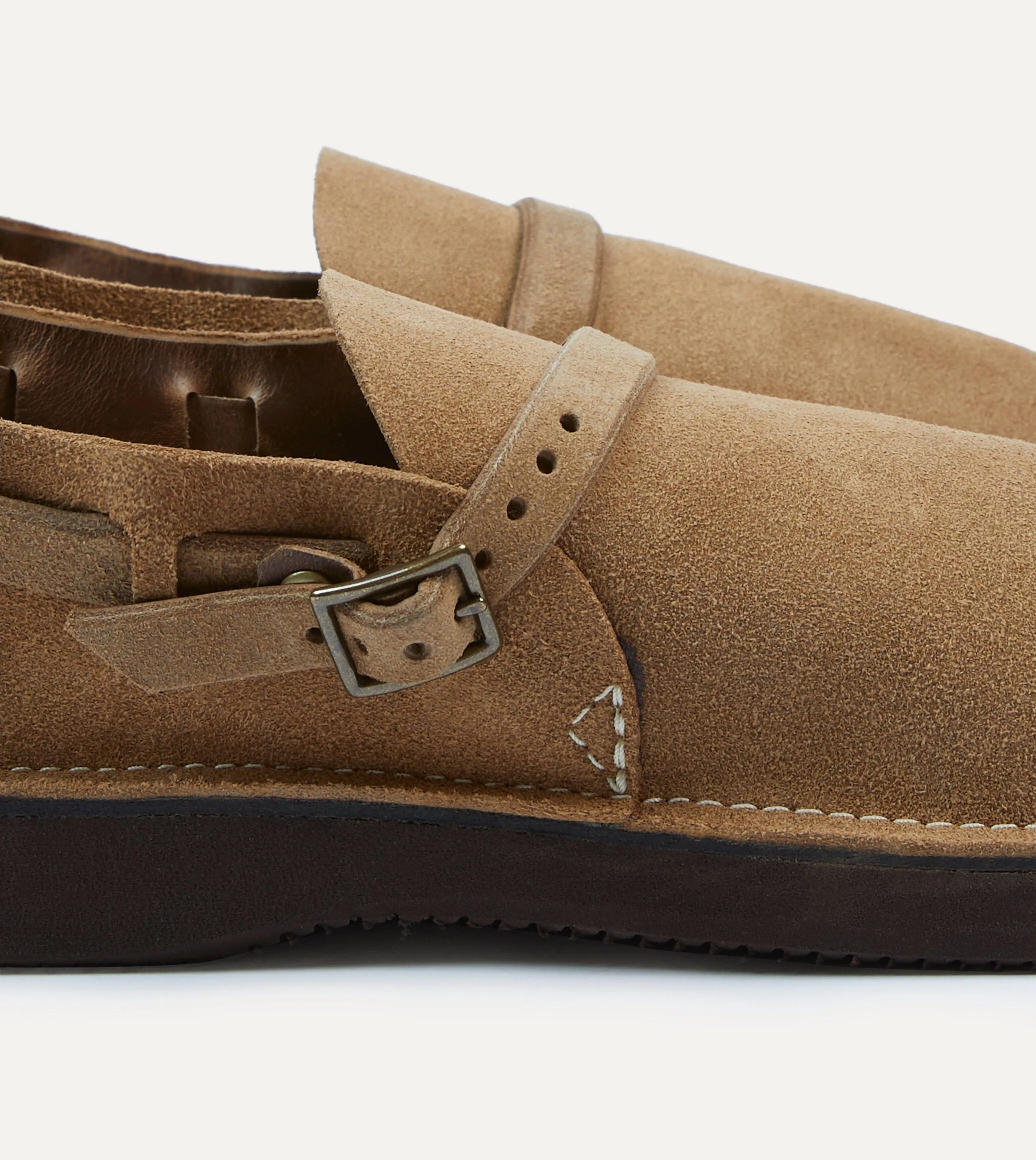 Aurora for Drake's Middle English Light Brown Roughout Leather Shoe