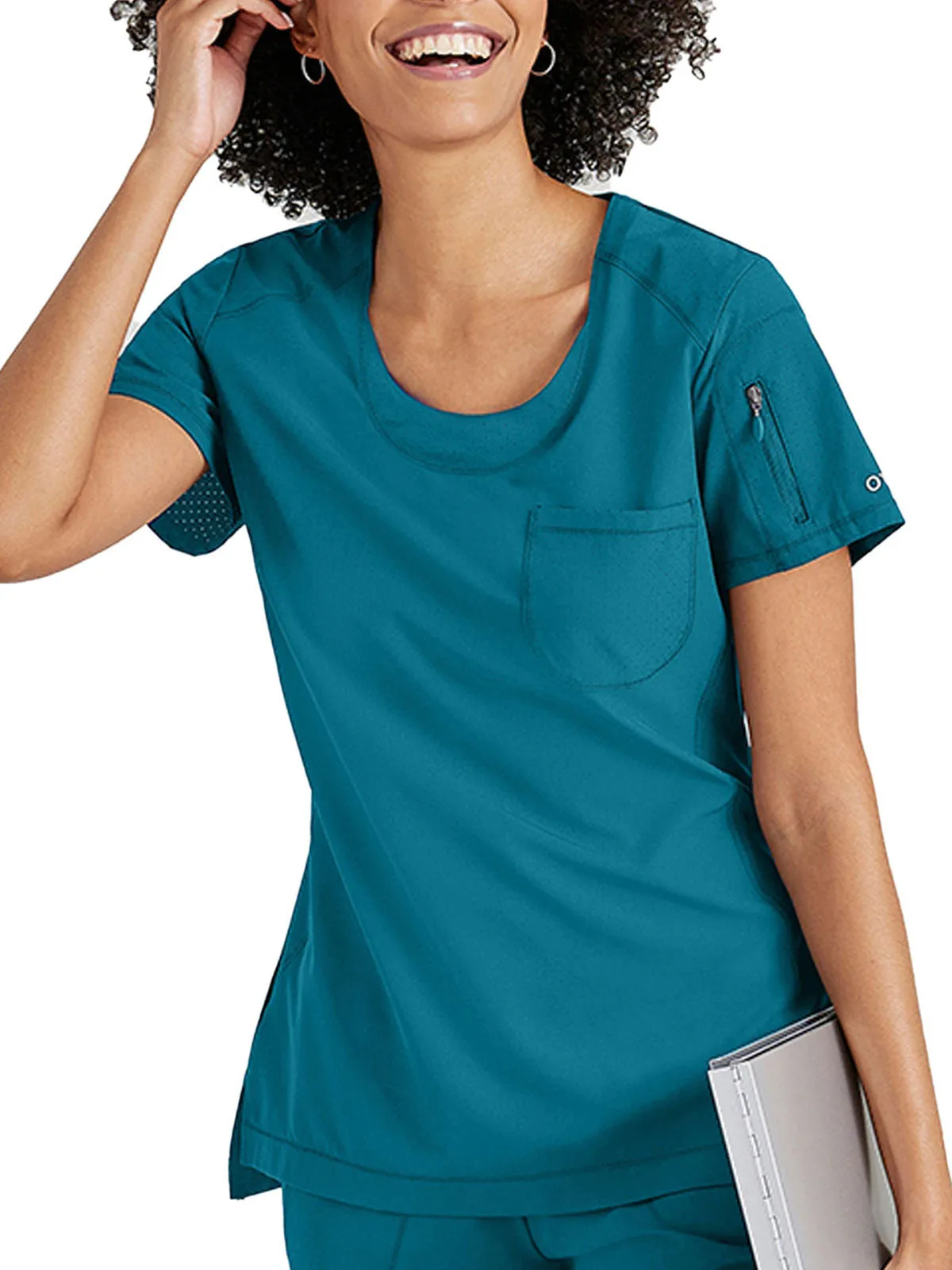 Barco One - Women's Scoop Neck Tuck-In Uplift Top