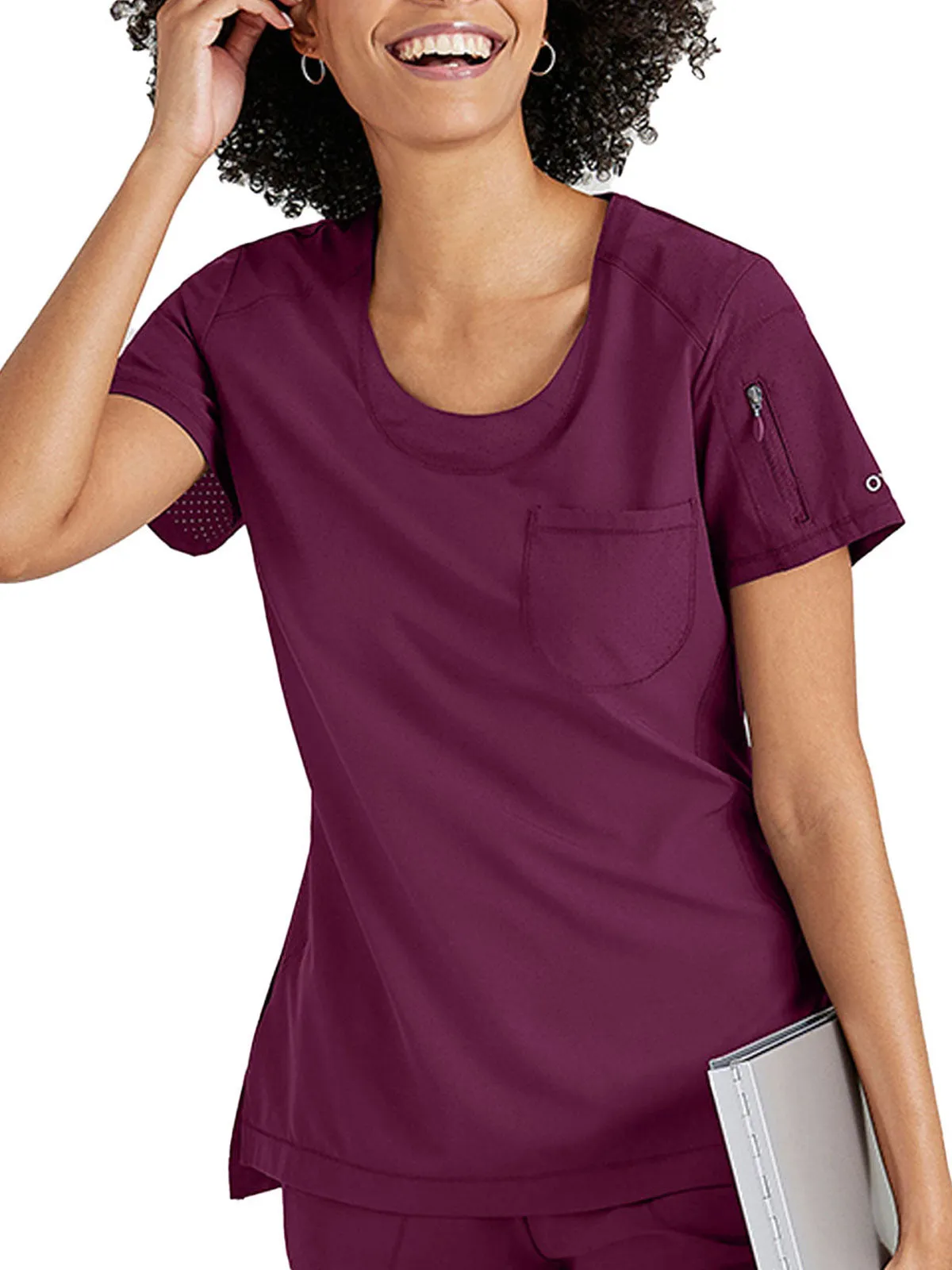 Barco One - Women's Scoop Neck Tuck-In Uplift Top