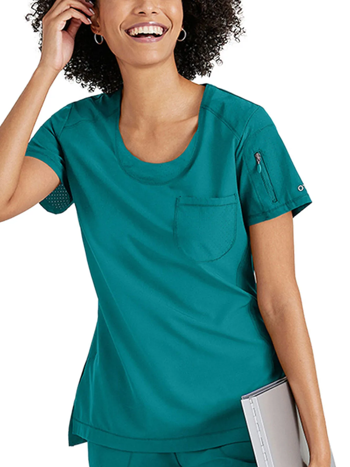 Barco One - Women's Scoop Neck Tuck-In Uplift Top