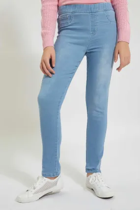 Blue Light Wash Basic Jegging