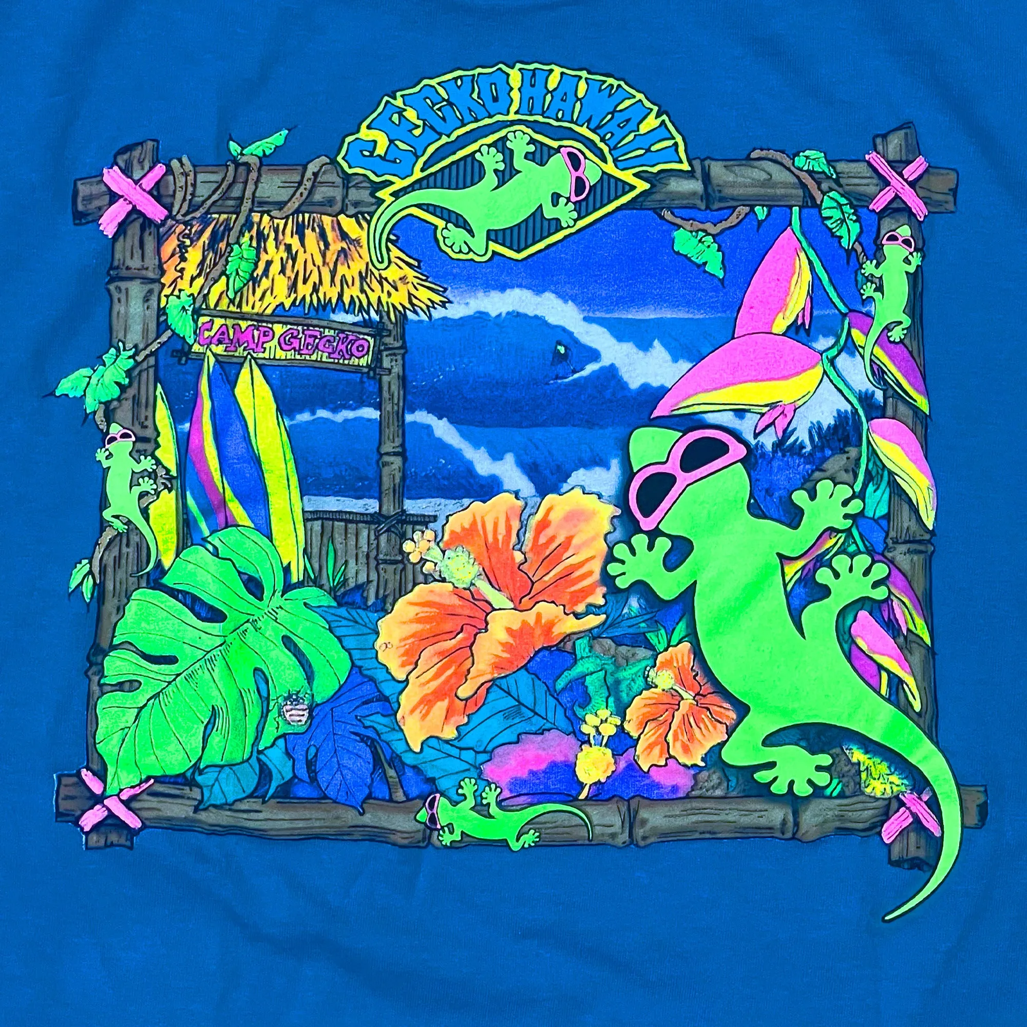 Camp Gecko '89 - Retro Royal Blue