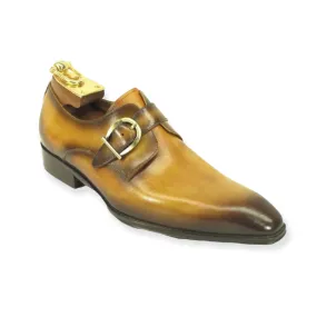 CARRUCCI: Burnished Monk Strap KS503-35