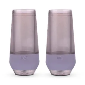 Champagne FREEZE™ Cooling Cups in Deep Lilac, Set of 2