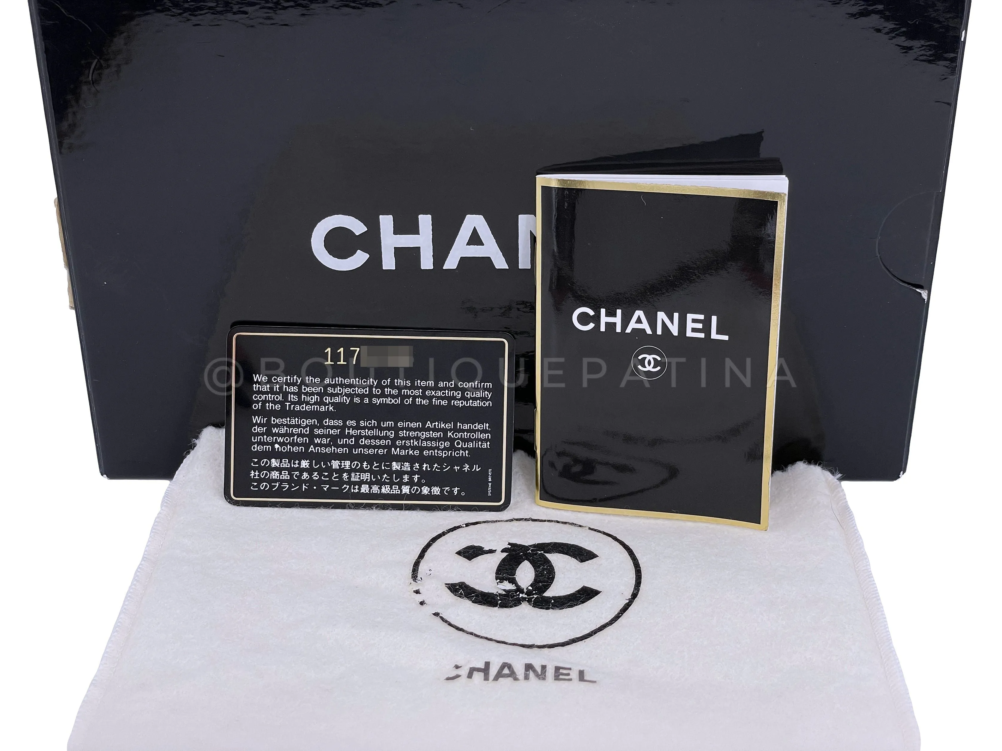 Chanel 1989 Vintage Black Classic Square Mini Flap Bag 24k GHW