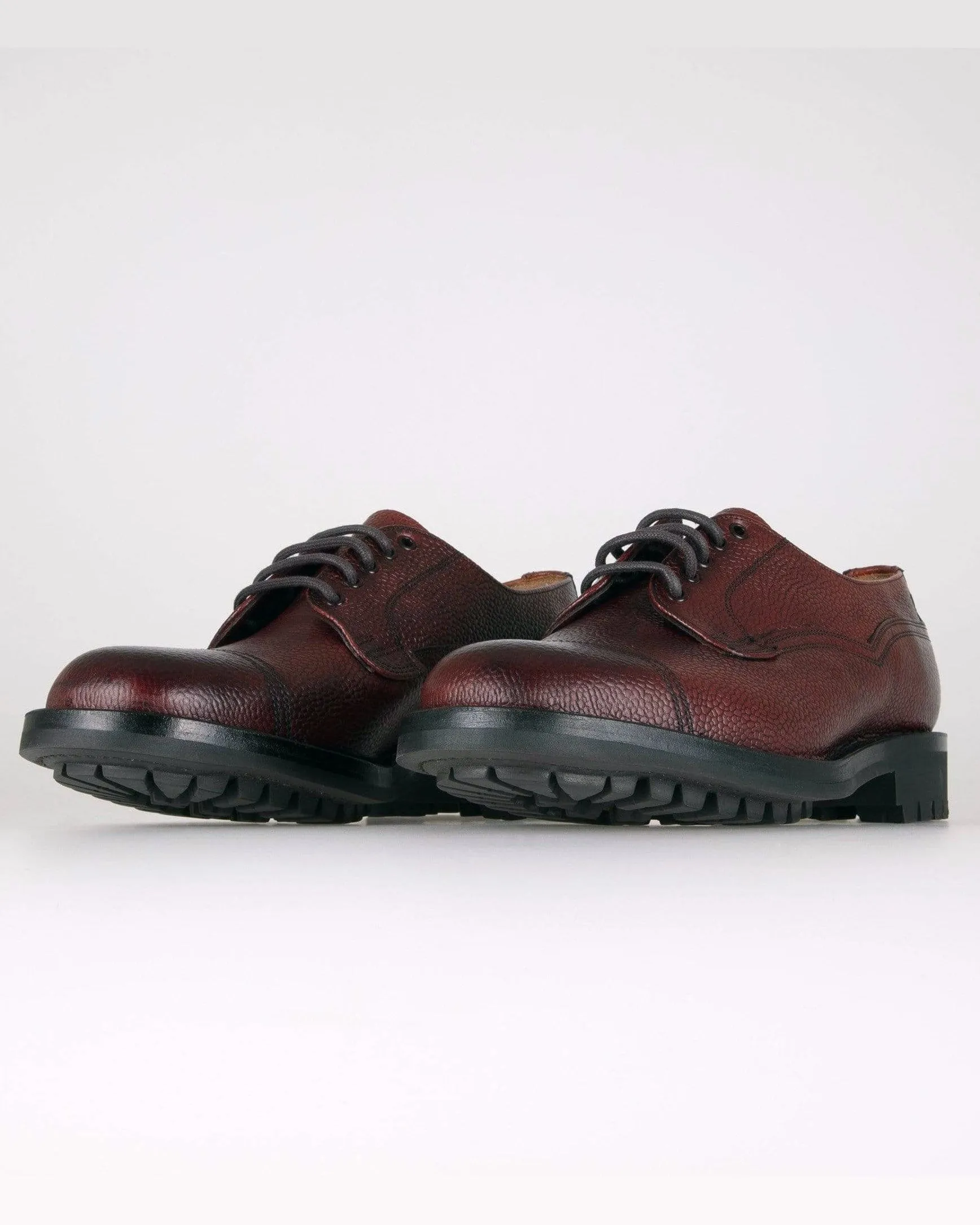 Cheaney Cairngorm II R Country Derby Shoe - Burgundy Grain Leather