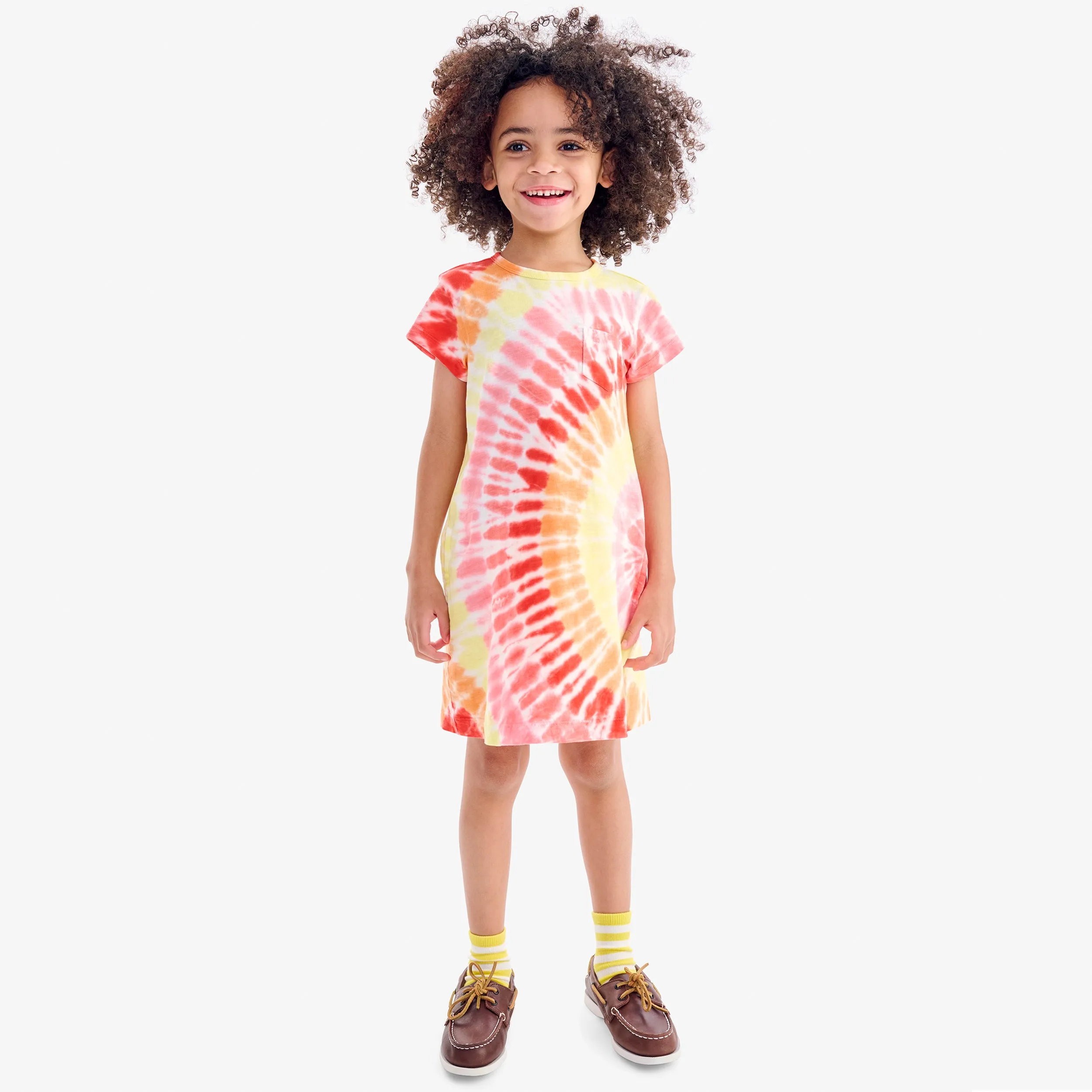 Clearance t-shirt dress in tie-dye