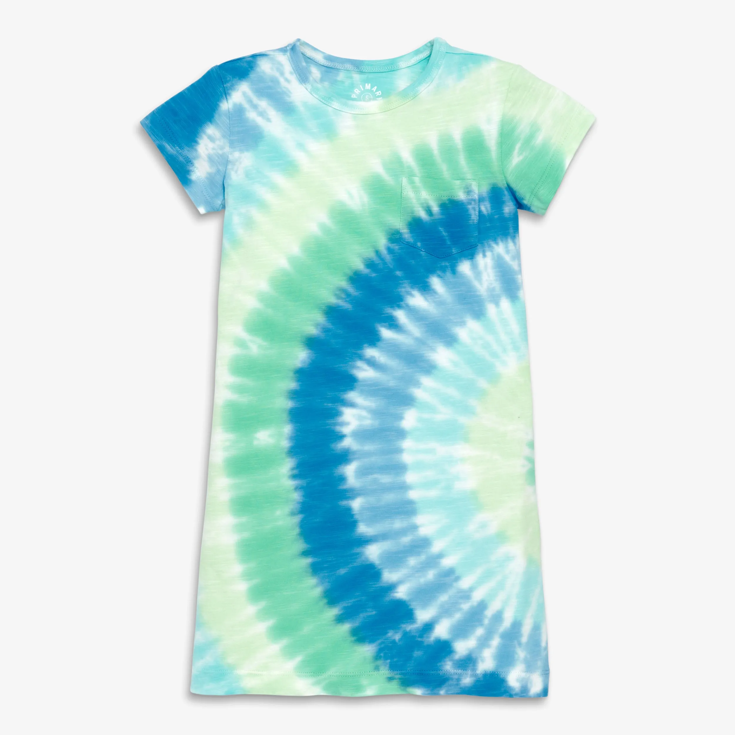 Clearance t-shirt dress in tie-dye