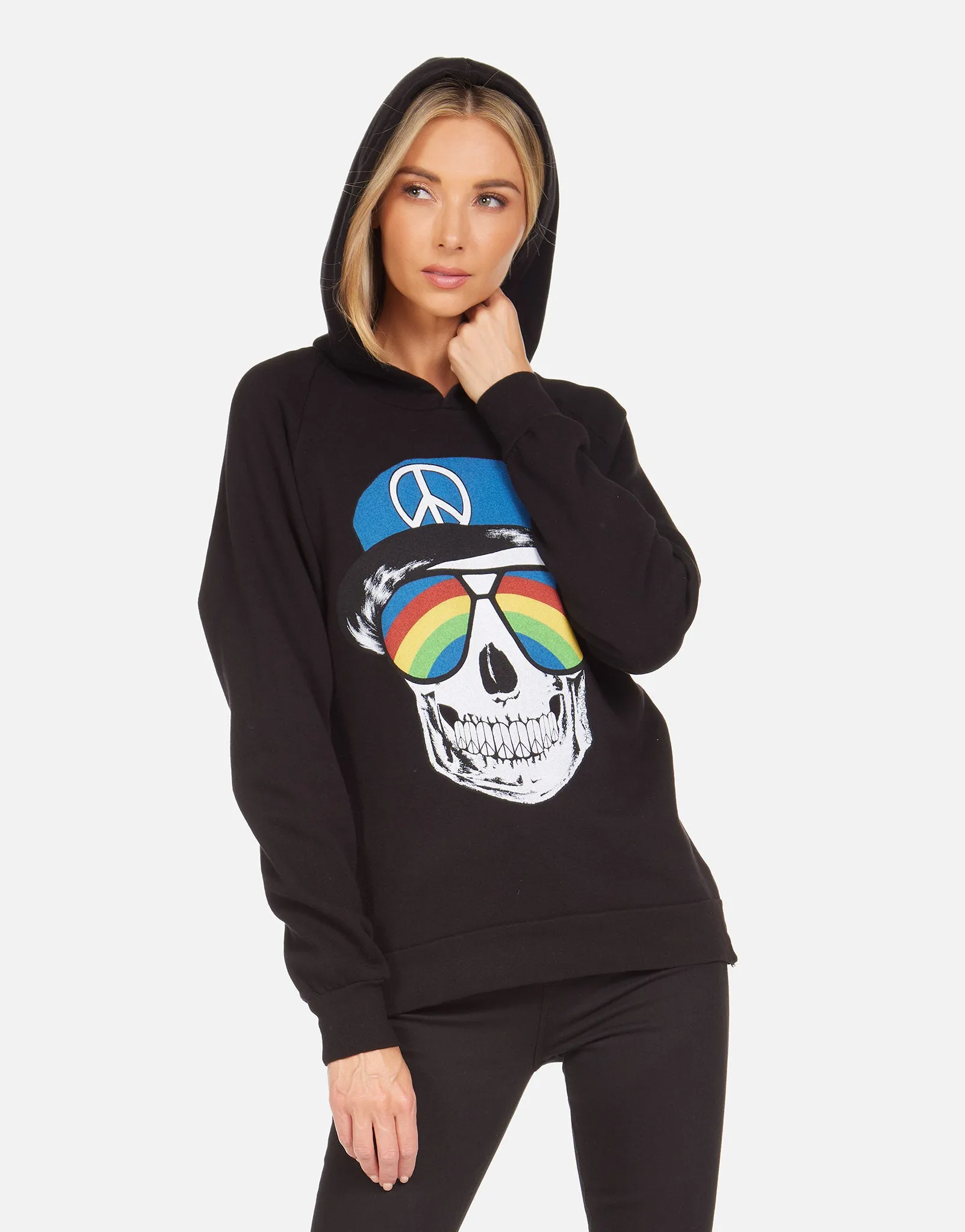 Corbin Rainbow Peace Skull