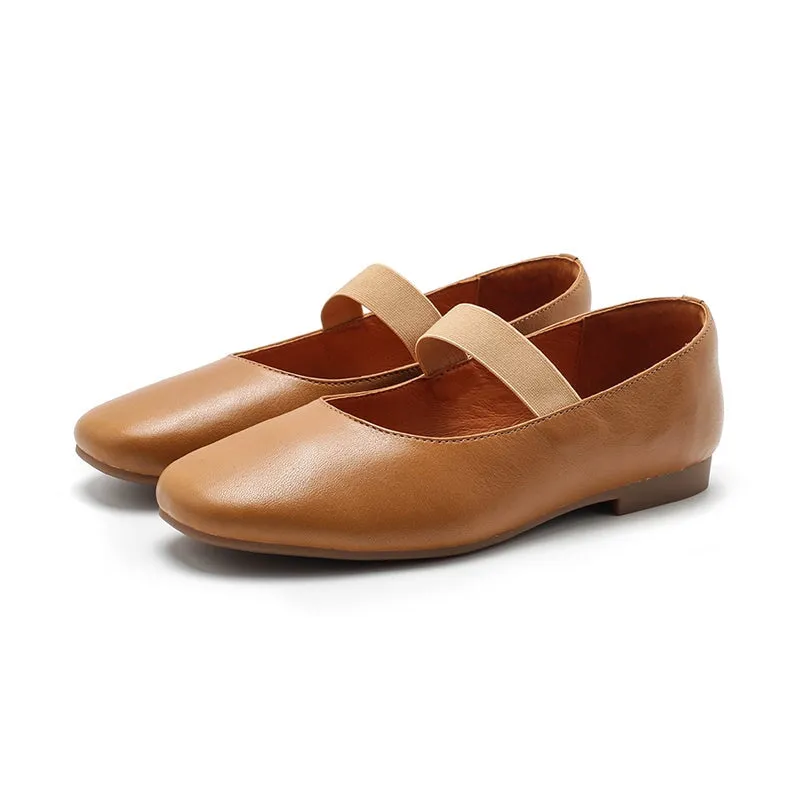 Dwarves Sheepskin Womens Michaela Mary Jane Flats in 5 Colors