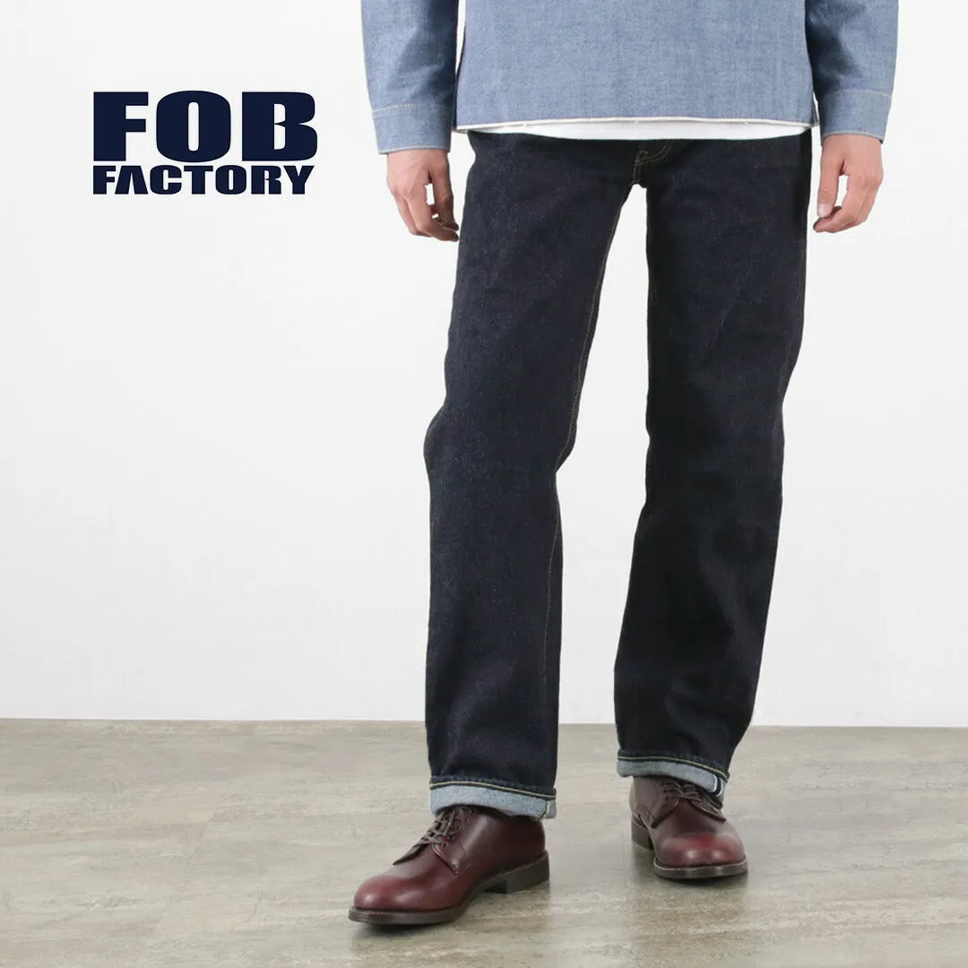 FOB FACTORY / F191 Selvedge WW2 5P Denim Pants