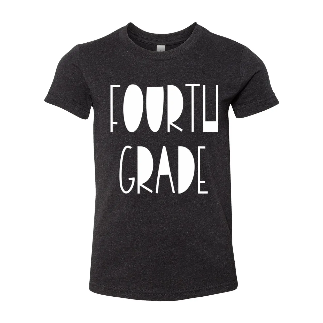 Fourth Grade YOUTH Funky Font Tee