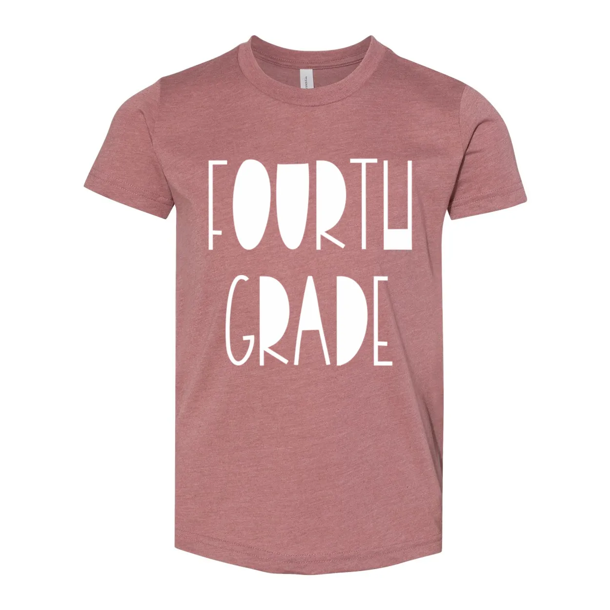 Fourth Grade YOUTH Funky Font Tee