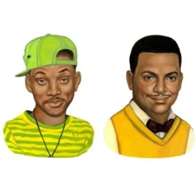 Fresh Prince Magnet Set - Will & Carlton