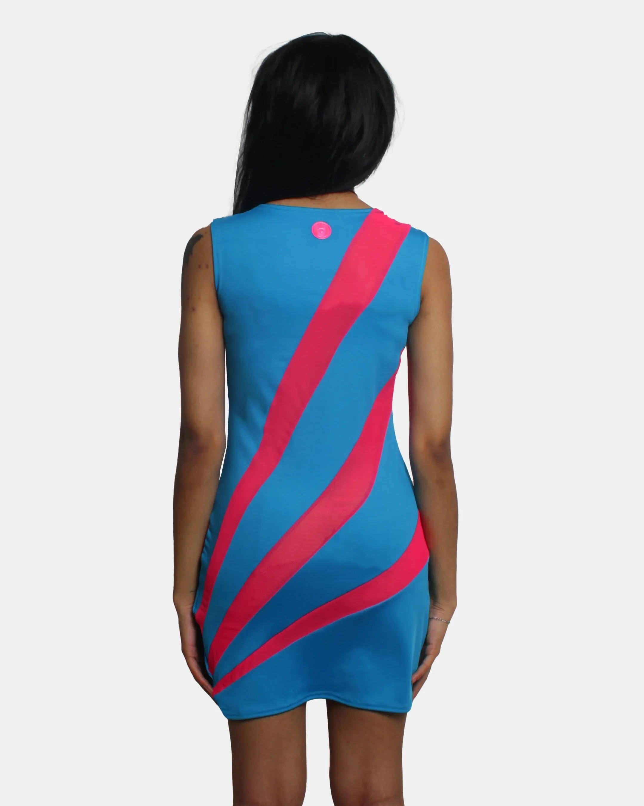 LASER DRESS BLUE / PINK