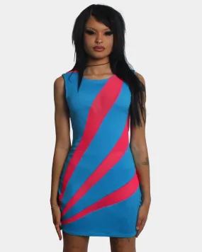 LASER DRESS BLUE / PINK