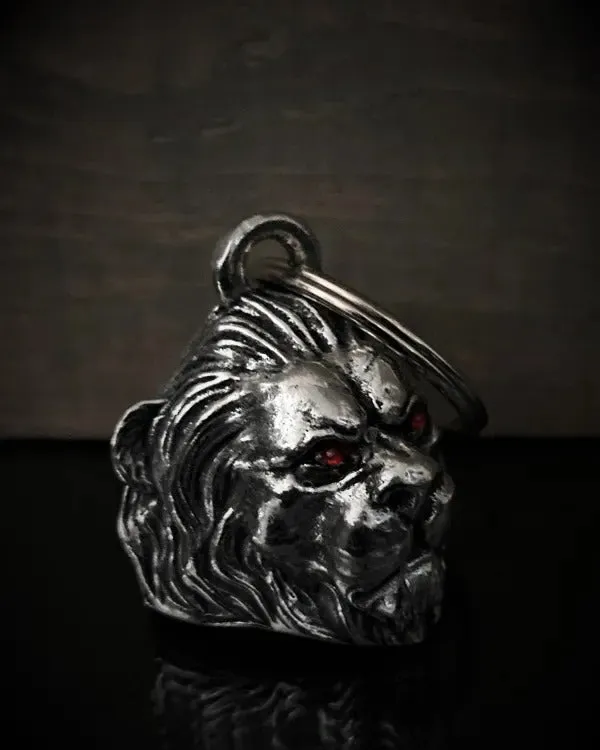 Lion Head Diamond Bell