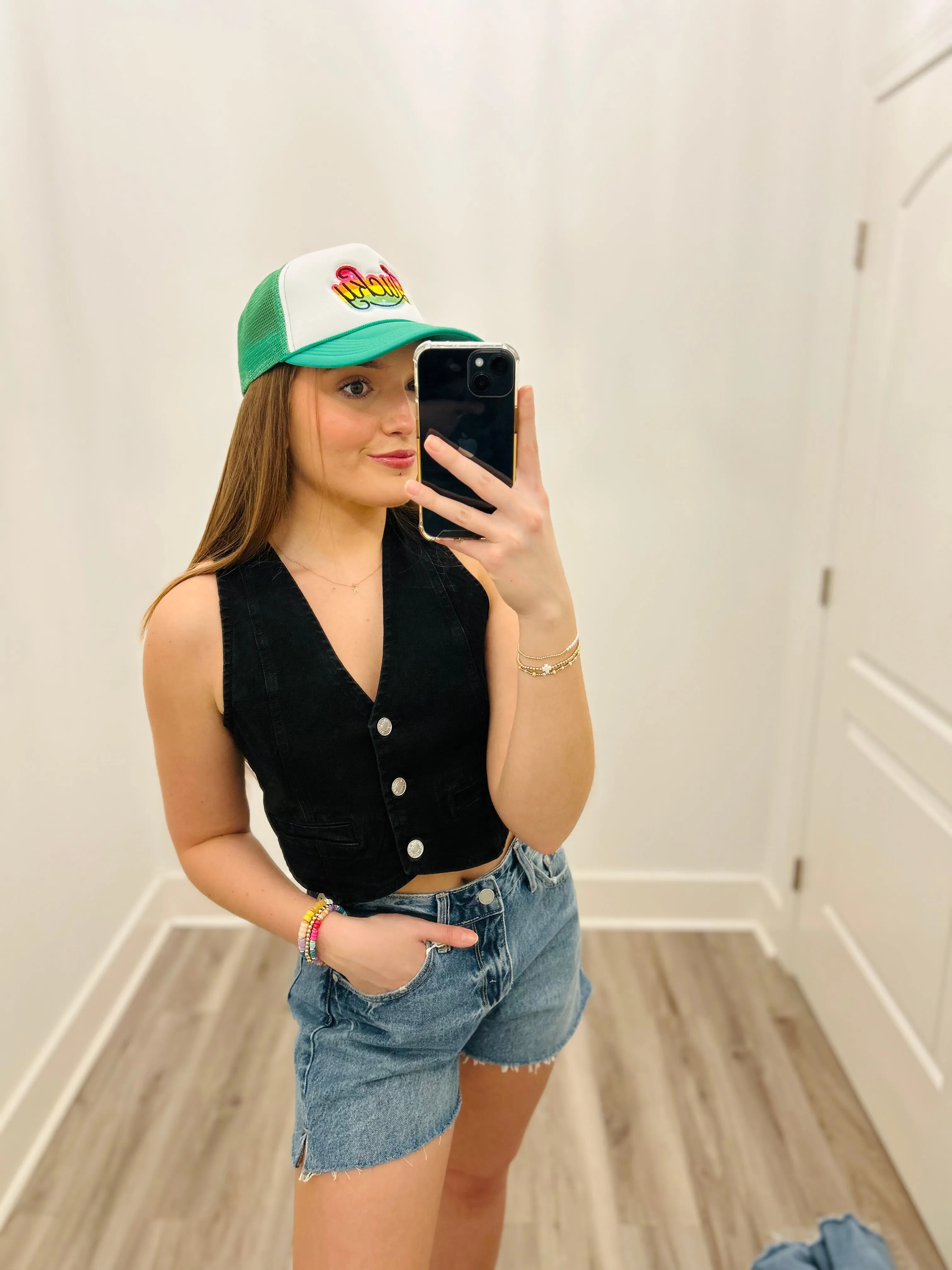 Lucky Rainbow Trucker Hat