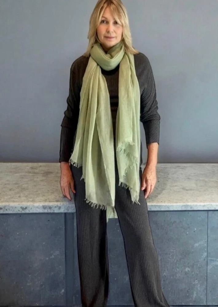 Matcha Cashmere Scarf