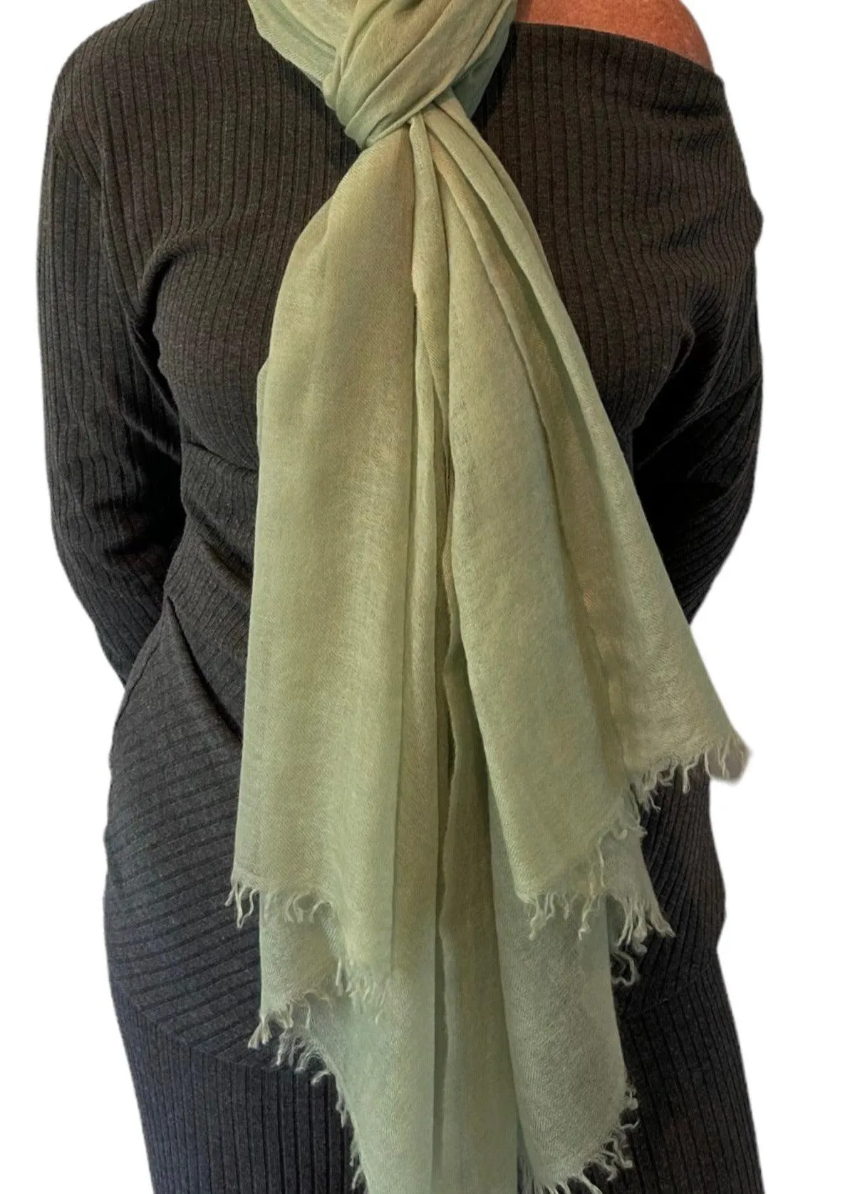 Matcha Cashmere Scarf