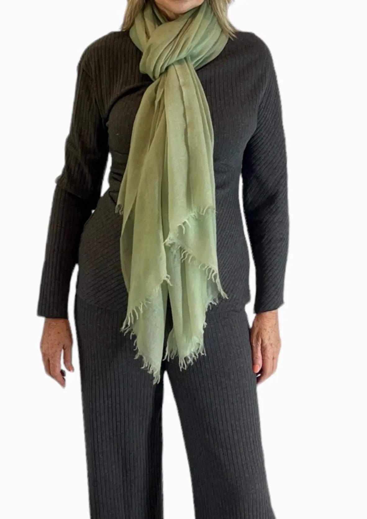 Matcha Cashmere Scarf