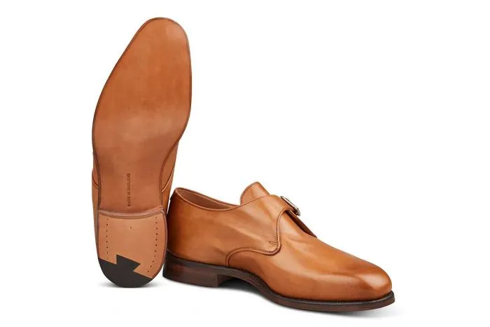 Mayfair Single Buckle Monk Shoe - 1001 Burnished