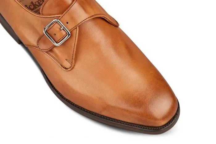 Mayfair Single Buckle Monk Shoe - 1001 Burnished