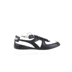 Mi Basket Row Cut Jungle Wn - Black/White