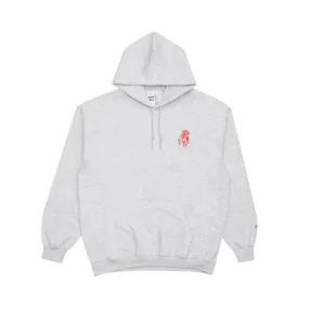 Pomme Frite 'Chips' Embroidered Hoodie - Ash