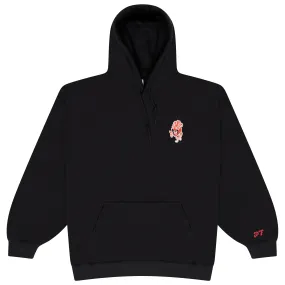 Pomme Frite 'Chips' Embroidered Hoodie - Black