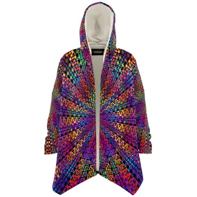 Rainbow Flow Micro Fleece Cloak