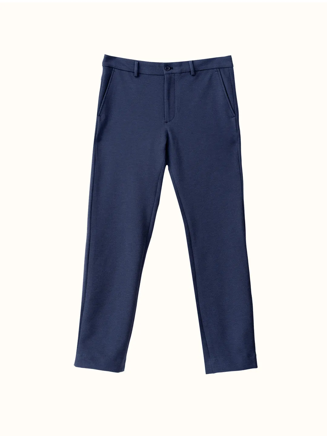 Sail Blue Textured Power-Stretch Pants