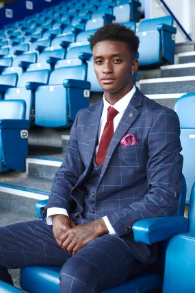 The Everton Collection | Demarai Gray in Drake Navy Suit