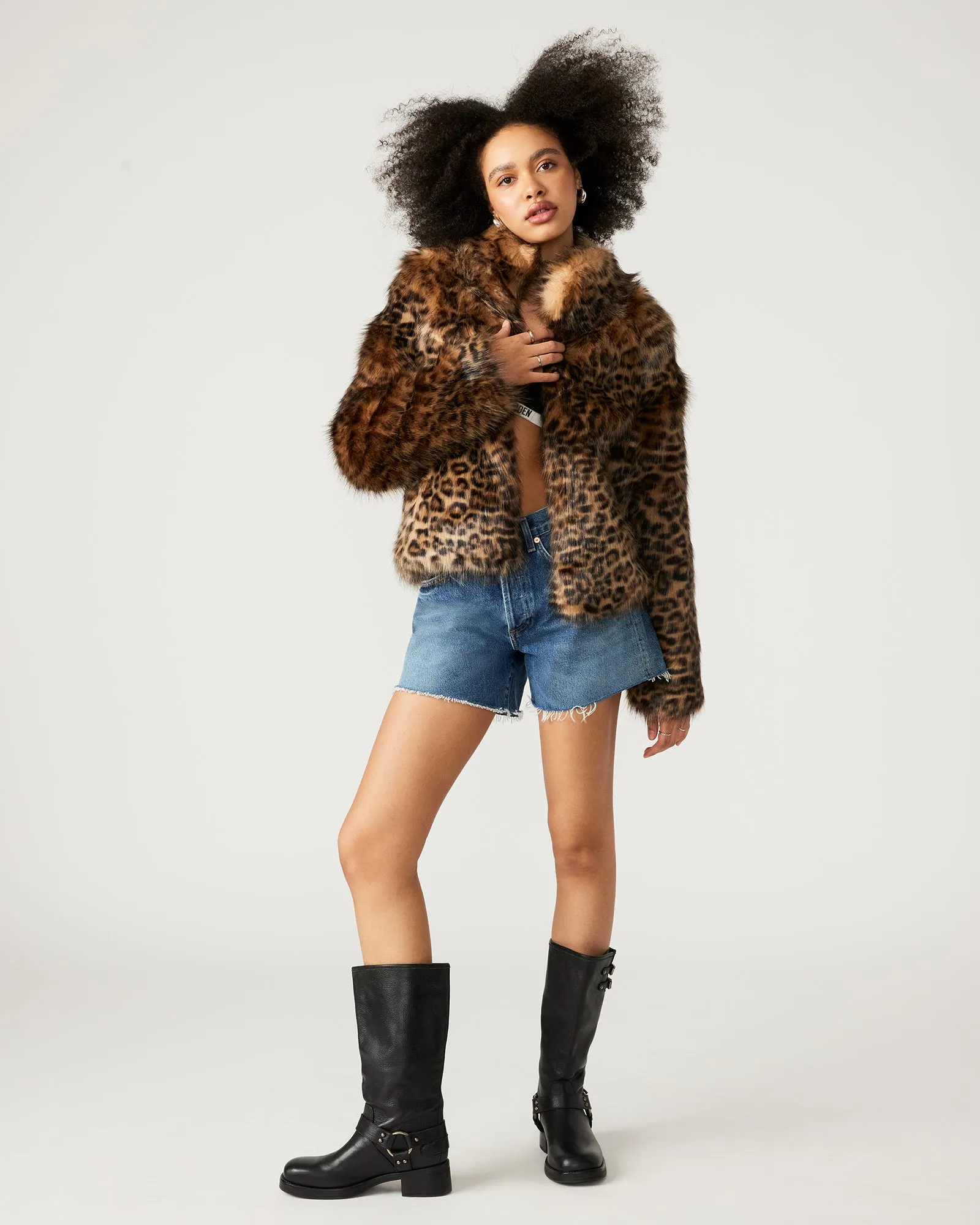 WILD CAT JACKET LEOPARD